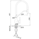 Комплект кухонної мийки Kraft NANO BLACK PVD HS60*45 декор (3.0/1.0 мм)+Кухонний змішувач Kraft 3025PVD SM30280 фото 11