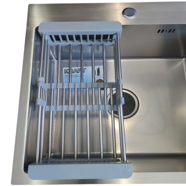 Комплект кухонной мойки Kraft HM 5448 DECOR (3.0/1.0 мм) SM1052 фото