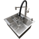Комплект кухонной мойки Kraft HM 5448 DECOR (3.0/1.0 мм) SM1052 фото 4