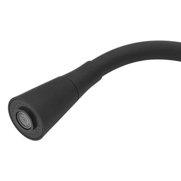 Комплект кухонной мойка Kraft KRF 4540 NANO BLACK (DECOR) PVD (3.0/1.0 мм) SM1407 фото