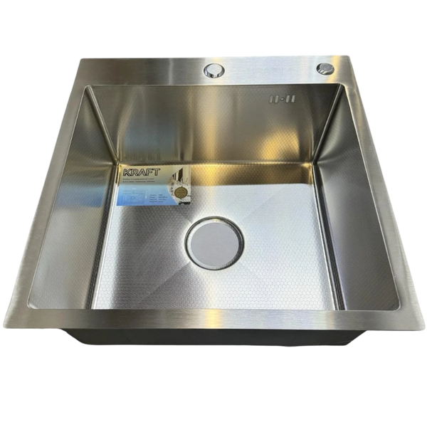 Комплект кухонной мойка Kraft KRF 5050 decor (3.0/1.0 мм) SM5309 фото