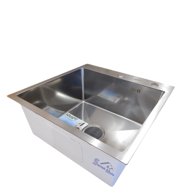 Комплект кухонной мойка Kraft KRF 5050 decor (3.0/1.0 мм) SM5309 фото