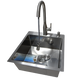 Комплект кухонной мойка Kraft KRF 5050 decor (3.0/1.0 мм) SM5309 фото 6
