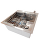 Комплект кухонной мойка Kraft KRF 5050 decor (3.0/1.0 мм) SM5309 фото 8
