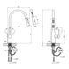 Комплект кухонной мойка Kraft KRF 5050 decor (3.0/1.0 мм) SM5309 фото 26
