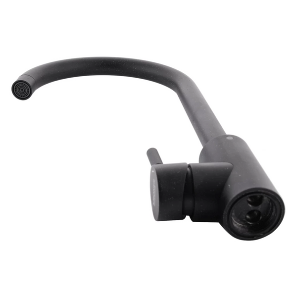 Комплект кухонної мийки KRP Schwarze - 6050HM PVD SM2480 фото