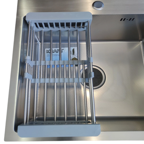 Комплект кухонной мойка Kraft KRF 5050 decor (3.0/1.0 мм) SM1830 фото