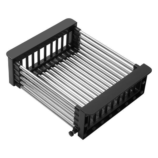 Комплект кухонної мийки Kroner KRP Schwarze 60х50HM PVD +Змішувач для кухні з гнучким виливом Kroner SM60430 фото