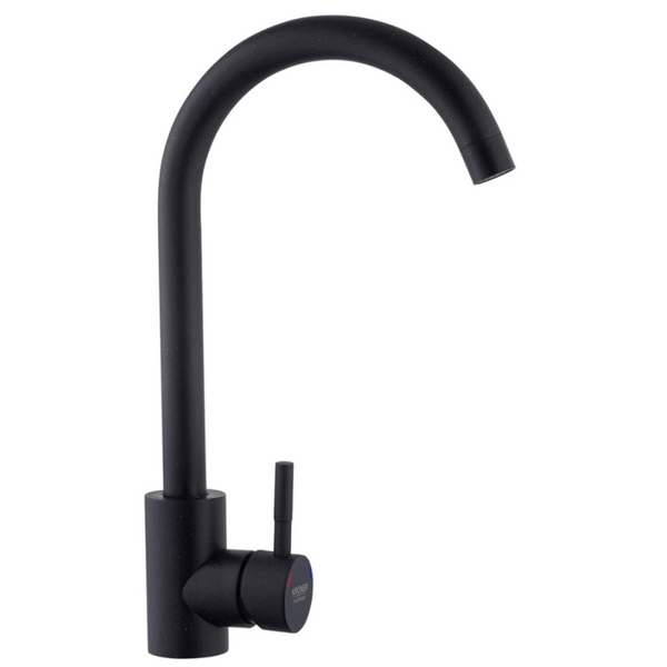 Комплект кухонної мийки KRP Schwarze - 6050HM PVD SM2480 фото