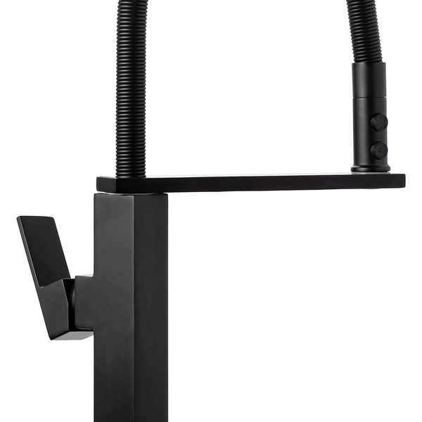 Комплект кухонной мойки Kraft HM 7546 NANO BLACK SM3577 фото