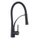 Комплект кухонной мойка Kraft KRF 4540 NANO BLACK (DECOR) PVD (3.0/1.0 мм) SM7800 фото 10