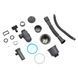 Комплект кухонной мойка Kraft KRF 4540 NANO BLACK (DECOR) PVD (3.0/1.0 мм) SM7800 фото 17