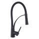 Комплект кухонной мойка Kraft KRF 4540 NANO BLACK (DECOR) PVD (3.0/1.0 мм) SM7800 фото 11