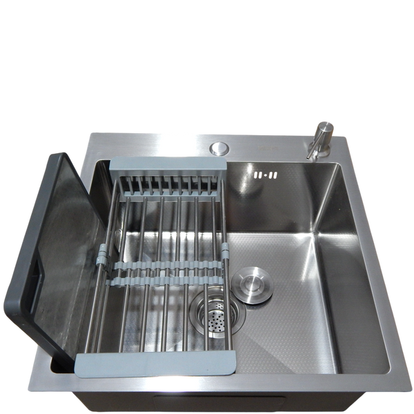 Комплект кухонной мойка Kraft KRF 5050 decor (3.0/1.0 мм) SM3540 фото