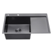 Комплект кухонной мойки Kroner KRP Schwarze - 7849LHM PVD (3/1 мм) SM899 фото 4