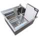 Комплект кухонной мойка Kraft KRF 5050 decor (3.0/1.0 мм) SM3540 фото 7