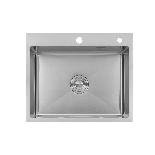 Комплект кухонної мийки Kroner KRP Geb&uuml;rstet - 6050HM (3.0/1.0 мм) SM53010 фото