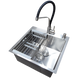 Комплект кухонной мойка Kraft KRF 5050 decor (3.0/1.0 мм) SM203704 фото 2