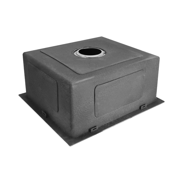 Комплект кухонної мийки Kroner KRP Geb&uuml;rstet - 50х50HM (Подрібнювача&nbsp;- 550W) SM6537 фото