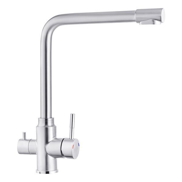 Комплект кухонної мийки Kraft KRF 5448 decor (3.0/1.0 мм) SM5605 фото