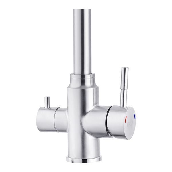 Комплект кухонної мийки Kraft KRF 5448 decor (3.0/1.0 мм) SM5605 фото