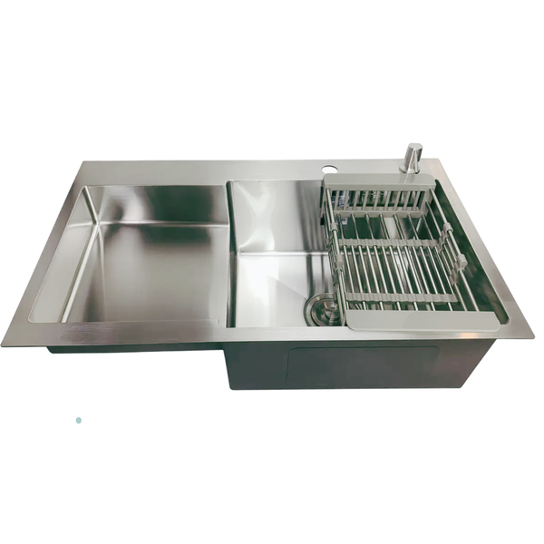 Комплект кухонной мойки Kraft-7848 AR SM098 фото