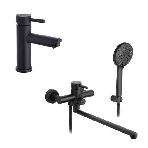 Набор змішувачів Kroner Edelstahl Klassisch-SCH070 + змішувач Edelstahl Klassisch-SCH010 SM50149 фото