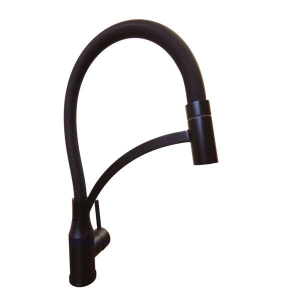 Комплект кухонной мойки Kraft HM 50х50 NANO BLACK (DECOR) PVD (3.0/1.0 мм) SМ457 фото