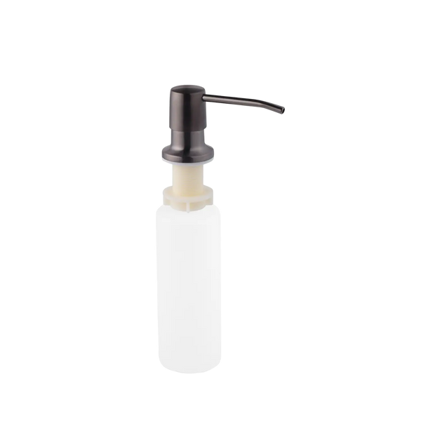 Комплект кухонной мойки Kraft HM 50х50 NANO BLACK (DECOR) PVD (3.0/1.0 мм) SМ457 фото