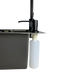 Комплект кухонной мойки Kraft HM 50х50 NANO BLACK (DECOR) PVD (3.0/1.0 мм) SМ457 фото 25