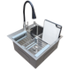 Комплект кухонної мийки Kraft KRF 5050 decor (3.0/1.0 мм) SM4070 фото 5