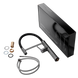 Комплект кухонной мойки KRAFT Handmade PVD чорна HS 5050 (3.0/1.0 мм) SM6188 фото 10