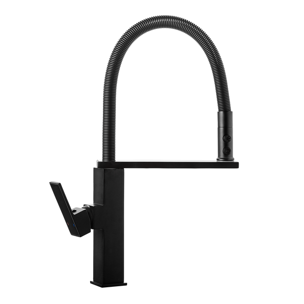 Комплект кухонной мойки Kraft HM 6845 NANO BLACK SM3722 фото