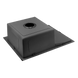 Комплект кухонной мойки Kroner Schwarze - 6350RHM PVD (3.0/1.0 мм) SM0461 фото 5