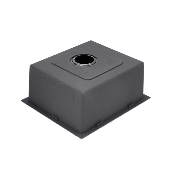 Комплект кухонної мийки Kroner KRP Schwarze - 5050HM PVD SM023 фото