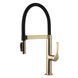 Комплект кухонної мийки Kraft NANO GOLD PVD HS60*45 (3.0/1.0 мм) декор SM50174 фото 7
