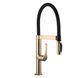 Комплект кухонної мийки Kraft NANO GOLD PVD HS60*45 (3.0/1.0 мм) декор SM50174 фото 8