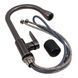 Комплект кухонной мойки Kraft NANO BLACK PVD Декор-соты HS540х480 (3.0/1.0 мм)+ Смеситель кухонный TH38 Valeso PVD Графит с выдвижной лейкой SM80250 фото 13