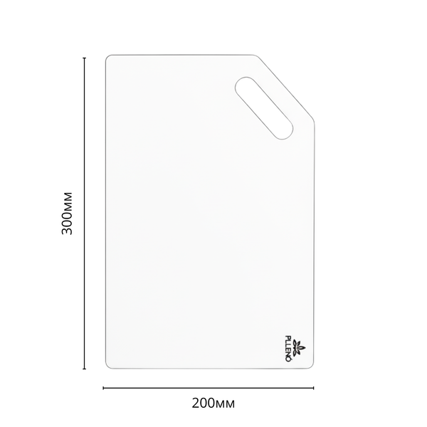 Разделочная доска из искусственного камня Pllen&oacute; 30х20 bianco SS18068 фото