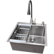 Комплект кухонной мойка Kraft KRF 5050 decor (3.0/1.0 мм) SM3705 фото 3