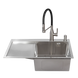 Комплект кухонної мийки KRP Geburstet - 7849RHM SM401 фото 2