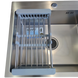Комплект кухонної мийки Kraft KRF 6045 DECOR (3.0/1.0 мм) SM5009 фото 6