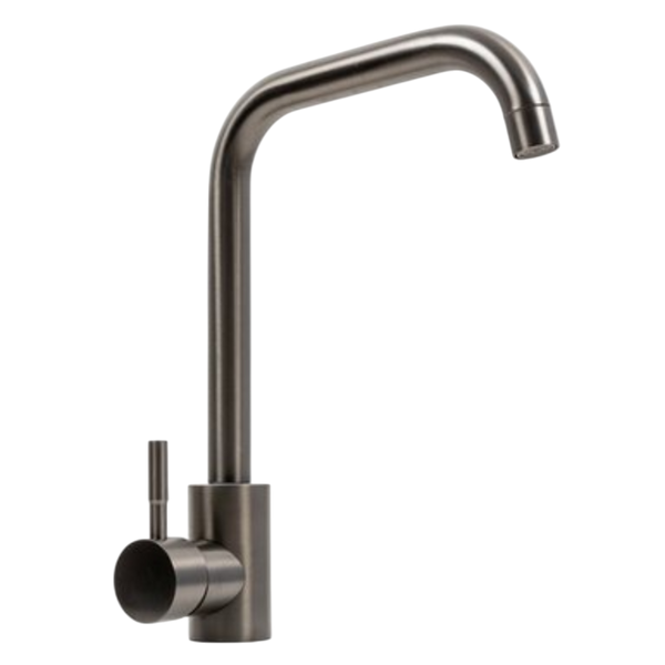 Комплект кухонной мойки Kraft&nbsp;HM&nbsp;- 7848ALB&nbsp;PVD&nbsp;(3.0/1.0 мм) SM246 фото