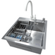 Комплект кухонной мойка Kraft KRF 5050 decor (3.0/1.0 мм) SM6042 фото 2
