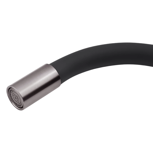 Комплект кухонной мойки Kraft -NANO BLACK 5050HM PVD SM30558 фото