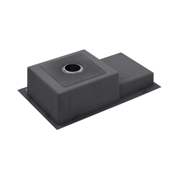Комплект кухонної мийки KRP Schwarze - 7848RHM PVD SM558 фото