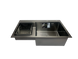 Комплект кухонної мийки KRP Schwarze - 7848RHM PVD SM558 фото 4