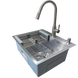 Комплект кухонной мойки Kraft KRF 5448 DECOR (3.0/1.0 мм) SM7290 фото 2