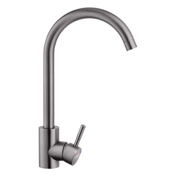 Комплект кухонной мойки Kraft HM 50х50 NANO BLACK (DECOR) PVD (3.0/1.0 мм) SМ044 фото