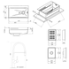 Комплект кухонної мийки Kraft HM 6845 NANO BLACK SM336 фото 8